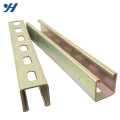 Slotted Galvanized Stainless Steel Unistrut Cold Rolled steel profile c channel